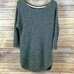 Ladies Soho New York and Company Jeans Loose Knit Tunic Sweater